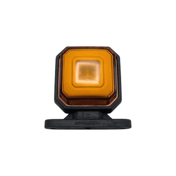 Габаритный LED Фонарь Квадратный 12-24V Красно-Желтый IP65/IP67 для Грузовиков и Спецтехники