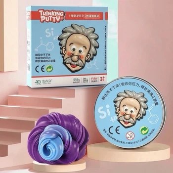 Розумний Пластилін HAND GUM Termo Фіолетовий змінюючий колір від температури (01740)