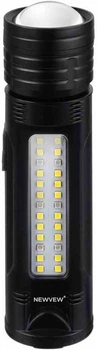 Фонарь аккумуляторный NEWVEW NV-C1006 Черный (NWVW-NV-C1006-BK)