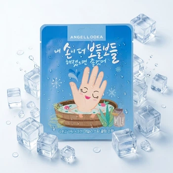 Маска-рукавички для рук Angellooka Cooling Hand Mask охолоджувальна зволожувальна 1 пара