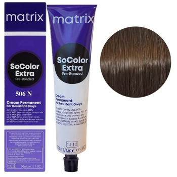 Крем-краска для волос Matrix Socolor Beauty Extra №506N Темный натуральный блондин 90 мл