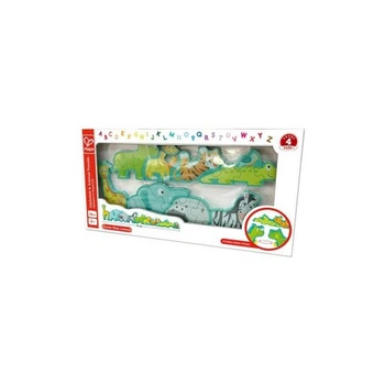 Пазл Hape деревянный алфавит Парад зверей 26 элементов (E1627) Hape E1627 1025711