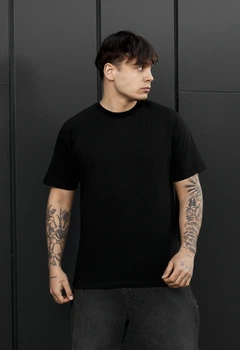 Чоловіча Футболка Стаф Чорна З Реглан Рукавами Базова Staff Black Reglan XL (387411)