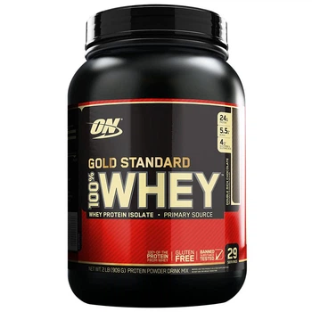 Сироватковий протеїн ізолят Optimum Nutrition (100% Whey Gold Standard) 909 г зі смаком подвійного шоколаду OPN02861