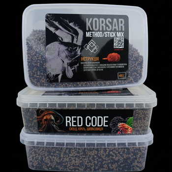 Флет/Стік-мікс KORSAR CarpFood RED CODE