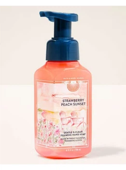 Рідке мило - піна для рук Bath & Body Works Strawberry Peach Sunset