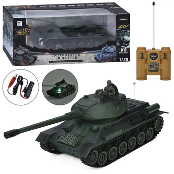Танк р/у, аккумулятор, 36 см, 1:28, звук, свет, USB-зарядное 99809