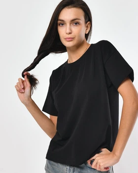 Футболка жіноча базова Standart CRC FS-216-8 57849 S чорний