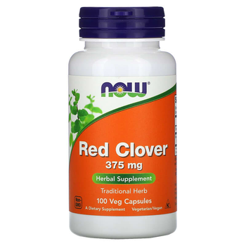 Красный клевер NOW Foods "Red Clover" 375 мг (100 капсул)