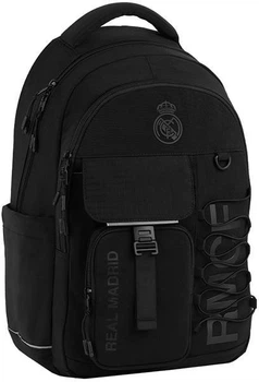 Рюкзак підлітковий Kite Education Teens FC Real Madrid 46x31.5x16 см 24 л Чорний (RL26-2597L)