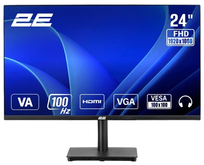 Монитор 23.8" 2E A2425B FHD VA 100Hz (2E-A2425B-01.EU)
