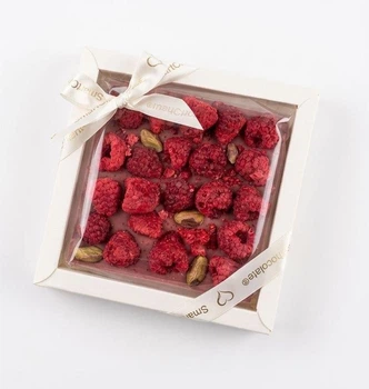 Натуральный шоколад Naked Raspberry, ТМ SmartChocolate® плитка 75г
