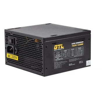 Блок питания GTL Gaming Star 700W ATX, 3×6+2-pin, 2×4+4-pin, 120 мм вентилятор(DL_9FCF1E06AE12)