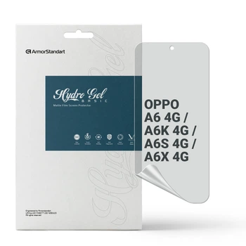 Защитная пленка для OPPO A6X 4G/A6 4G/A6K 4G/A6S 4G гидрогелевая ударостойкая противоударная бронепленка Matte на телефон ArmorStandart защита стекла матовая пленка (ARM90288)