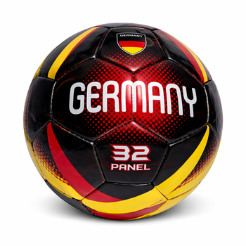 Футбольный мяч GERMANY №5 PVC Черно-Красный 22561