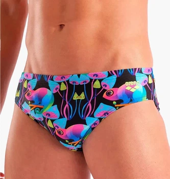 Плавки Arena Men’s Multi Chameleons Briefs - Multi Black (Розмір: USA 32)