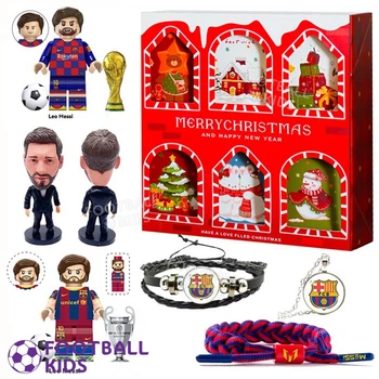 Адвент календарь футбольный Messi 10 Barcelona Advent Calendar New Year's Soccer Kit 6 Messi (4312-4)
