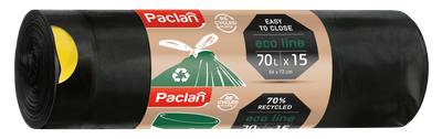 Пакети для сміття Paclan Eko Line 70 л х 15 шт