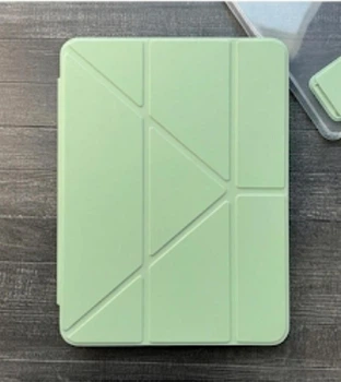 Чехол для iPad 10.2 2019-2021 Smart Case Clear со слотом для стилуса Light Green (Айпад 10.2" 7 | 8 | 9 поколение)