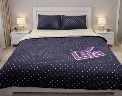 Постельное белье LARA бязь d11343e евро 200х220 см