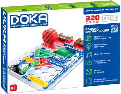 Конструктор электронный Doka 320 схем