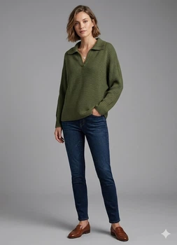 Джемпер SHEIN 3XL Хакі sz2506198229475943