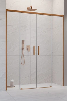 Душові двері RADAWAY Idea Brushed Copper DWD 160 см 387126-93-01