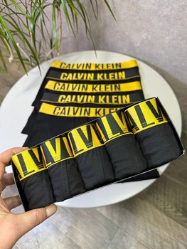 Чоловічі труси боксери Calvin Klein Gold2Black набір 5 шт. XL