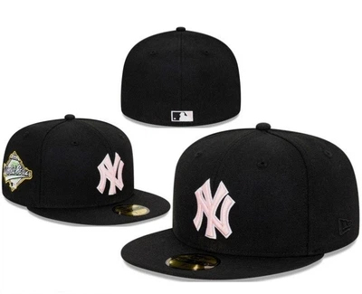 Бейсболка New Era New York World Series Basic, черная, с вышивкой, повседневная