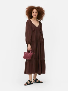 Сукня максі Primark шоколадний DQXNH720 46