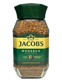 Кава Jacobs Monarch розчинна 190 г в скляній банці (431)