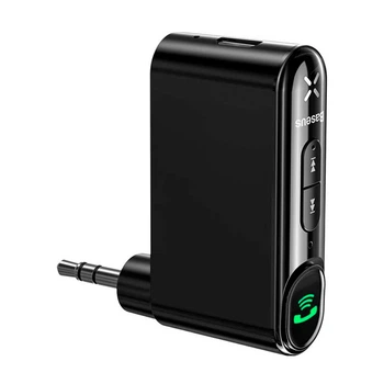 FM-модулятор Baseus BSBA-02 AUX Wireless Audio Receiver Black (WXQY010001)