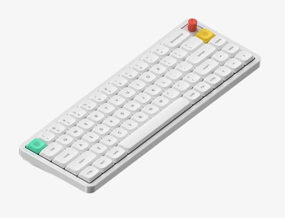 Беспроводная механическая клавиатура NuPhy Air65 V3 / Brown nano (tactile, 50g) / Color - Nova White / Hot-Swappable, RGB, ANSI US