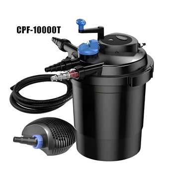 Ставковий фільтр із насосом та стерилізатором SunSun CPF-10000T 5200 л/год до 12000 л