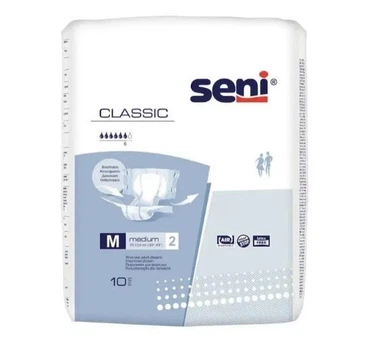 Подгузники для взрослых Seni Classic Medium 10 шт