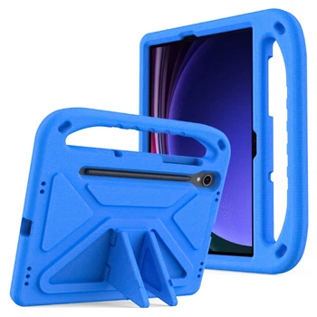Чохол - накладка Kids with Stand для Samsung Tab S10 Lite з ручкою blue
