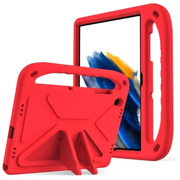 Чохол - накладка Kids with Stand для Samsung Tab A11+ з ручкою red