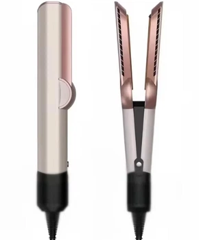 Випрямляч-фен для волосся 2 в 1 TINSOL Hair Dryer and Straightener Negative Ion PINK