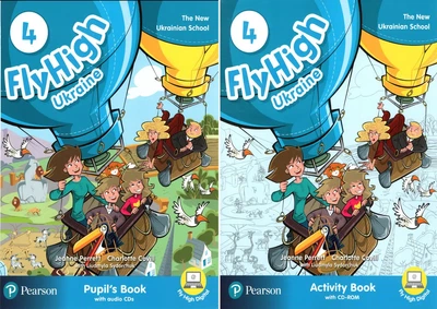 Комплект підручників Fly High 4 (Pupil's Book + Activity Book)