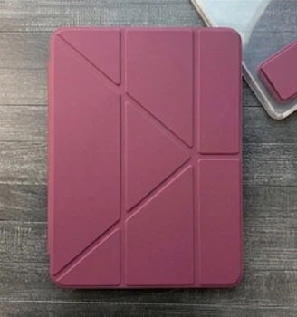 Чехол для iPad new 9.7" 2017-2018 Smart Case Clear со слотом для стилуса Dark red бордовый (Айпад 9.7" 5 | 6 поколение)
