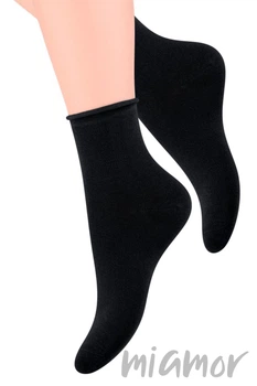 Носки хлопковые короткие без давления MasterStep 2090 Cotton (2 пары) 38-40 Черные