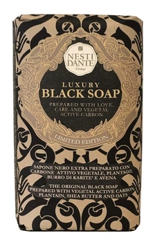 Роскошное Чёрное Мыло Nesti Dante Luxury Black Soap 250 г