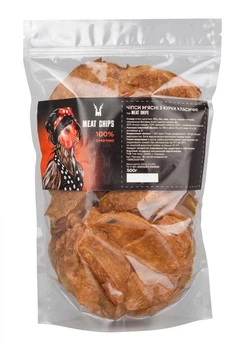 Чипси м'ясні з курки классичні Meat Chips 500г