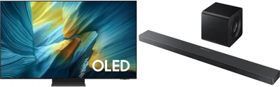 Комплект Телевізор Samsung OLED 65" QE65S95FAUXUA + Саундбар Q-серії Samsung HW-QS700F/UA