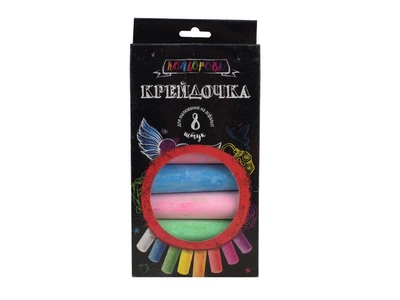 Мел цветной КRD-02-02U DankoToys Большой Разноцветный shop (4823102810911)