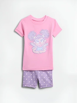 Детская пижама Sesame Street GAP футболка и шорты 1159859091 (Разные цвета 4) на рост 105 см