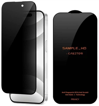 Захисне скло Casetori Privacy Protection series 2.5D HD Glass для iPhone 16 Pro Max/17 Pro Max