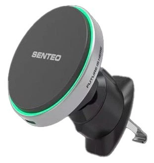 Автотримач Senteo M2 Mag Pro Qi2 Wireless charging 15W Airvent Silver