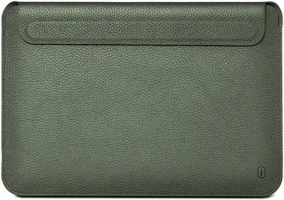 Чохол-папка WiWU Genuine Leather Sleeve MacBook Pro 16 Forest Green