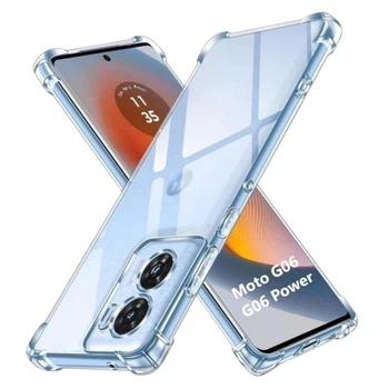 Чохол Fiji Proof для Motorola G06 Power прозорий бампер із посиленими бортами Transparent